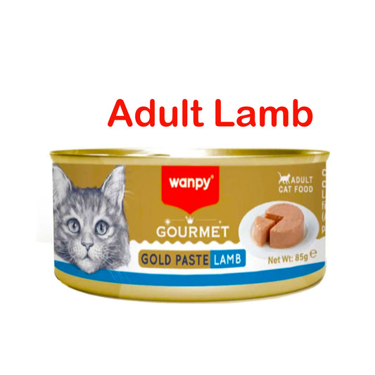 Wanpy Gourmet Gold Paste Can With Lamb, 85g