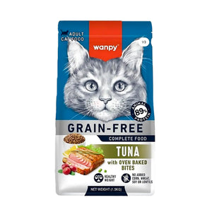 Wanpy Grain Free Adult Dry Cat Food Tuna