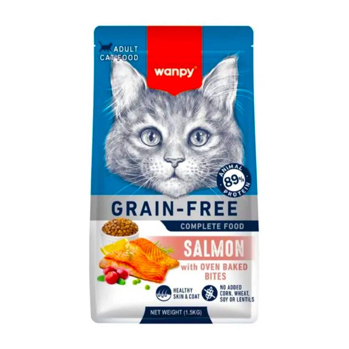 Wanpy Grain Free Dry Cat Food Salmon