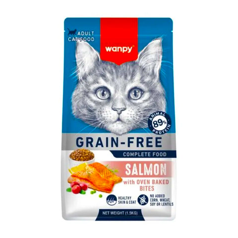 Wanpy Grain Free Dry Cat Food Salmon