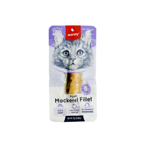 Wanpy Pure Mackerel Fillet for Cats 25gm