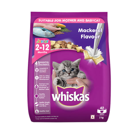 Whiskas Kitten Dry Food Mackerel