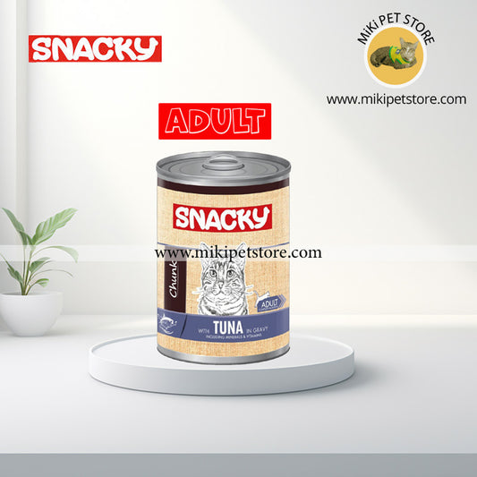 Snacky Adult Canned Food Tuna In Gravy 400G