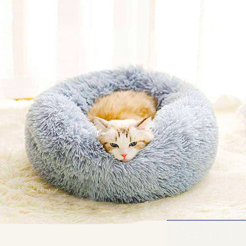 Soft Plush Round Pet Bed