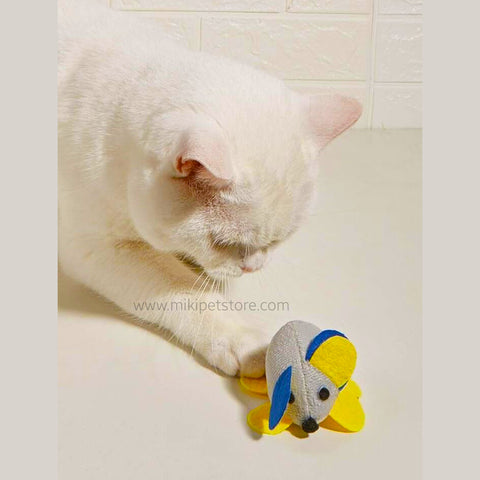 Funny Shaking Plush Mouse Interactive Cat Teaser Toy