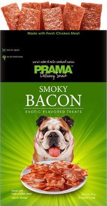 Prama Delicacy Dog Treats Smoked Bacon 70gm