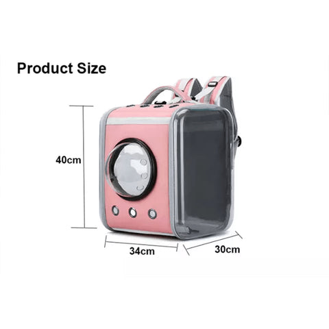 Transparent Bubble Pet Backpack for Cats & Dogs