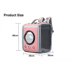 Transparent Bubble Pet Backpack for Cats & Dogs