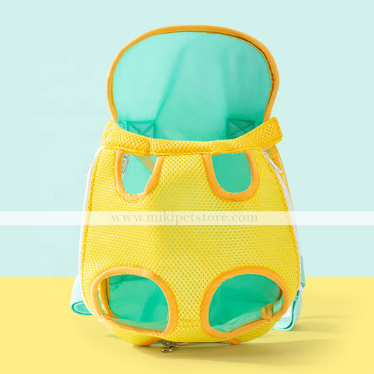 Summer Breathable Comfort Cat Bag Backpack Colorful Bag Portable Pets Travel Bag