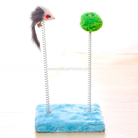 Interactive Cat Spring Toy