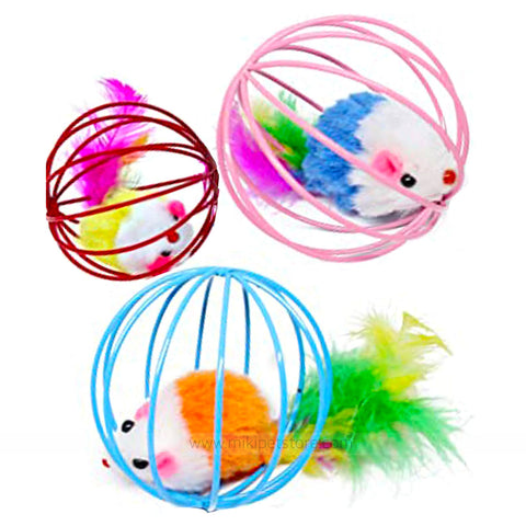 Interactive Cat Mice Ball Toy