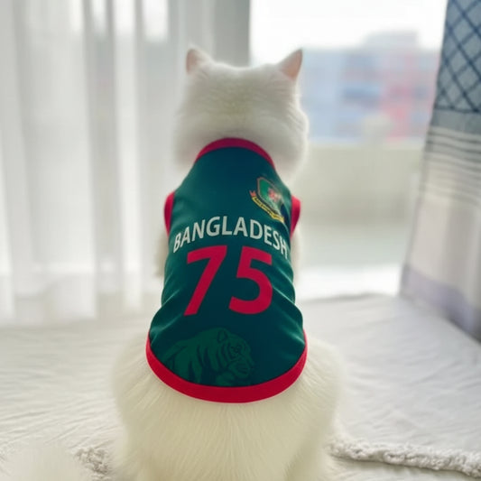 Bangladesh Cricket Team Jersey For Cat and Dog