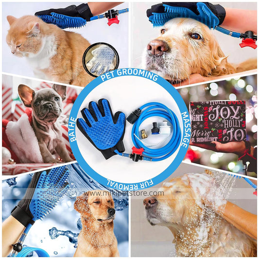 PawSpa 360° Pet Shower Glove – Handheld Dog & Cat Bathing Tool