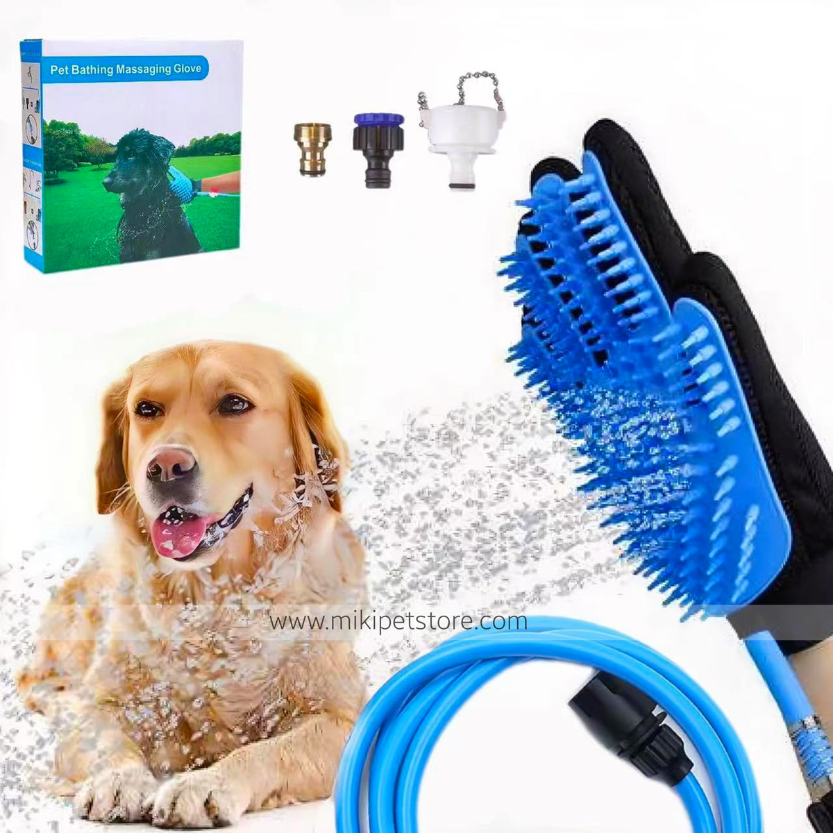 PawSpa 360° Pet Shower Glove – Handheld Dog & Cat Bathing Tool