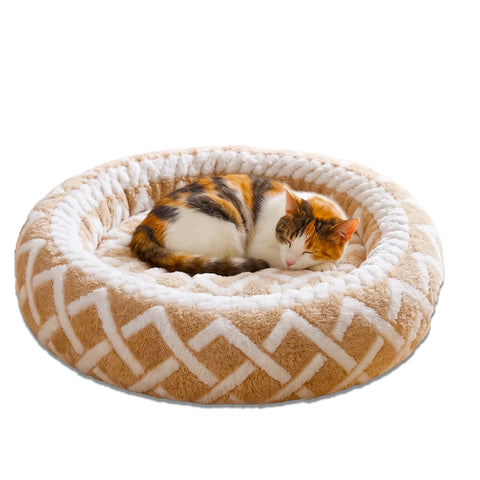 Cozy Donut Cat Bed for cat and small dog