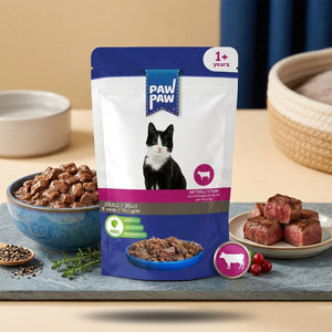 Paw Paw Adult Pouch Beef 85gm