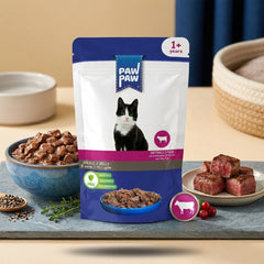 Paw Paw Adult Pouch Beef 85gm