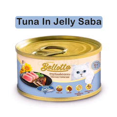 Bellotta Can Tuna in Jelly Topping Saba 85g