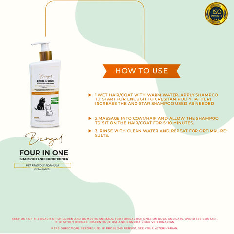 Bengals Four In One Shampoo and Conditioner