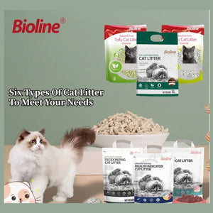 Premium Bioline Tofu with Bentonite Cat Litter