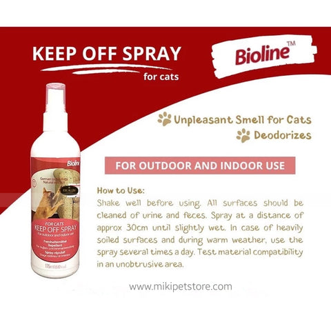 Bioline Keep Off Spray for Cats