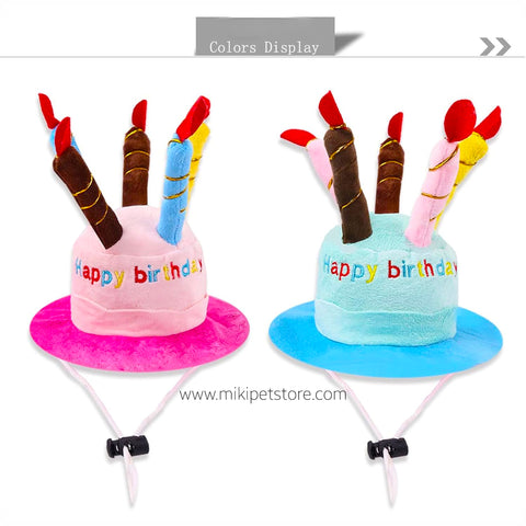 Adorable Happy Birthday Cake Hat for Dogs & Cats