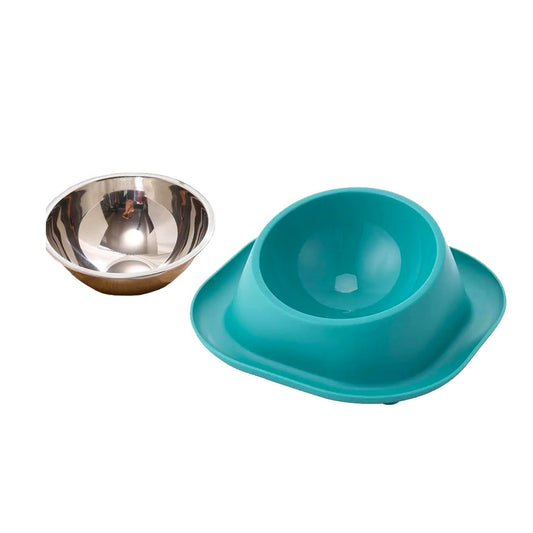 NoSpill Anti Pet Bowl for Cats Kittens & Small Dogs