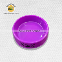 Cat Plastic Food Bowl Durable Pet Feeding Dish