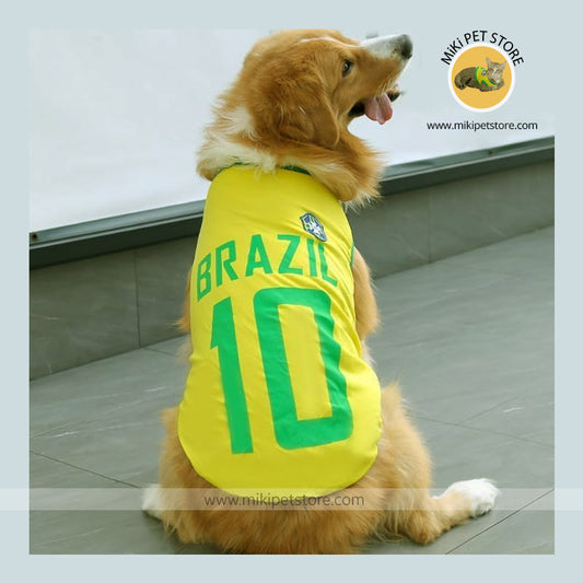 World Cup Brazil Jersey for Cats and Dogs