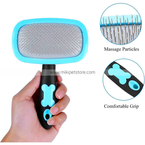 PurrEase Soft Pet Grooming Brush and Massager