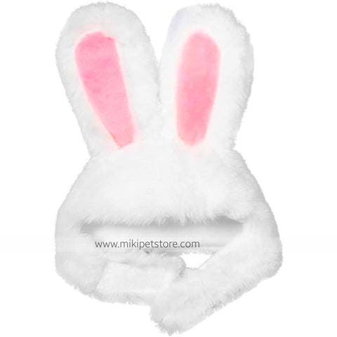 Fluffy Bunny Ear Pet Hat Adorable Festival Cosplay Headdress