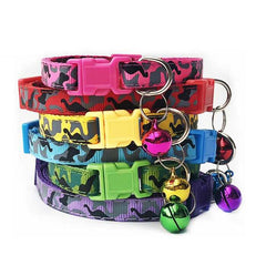 Camouflage Print Cat Collar