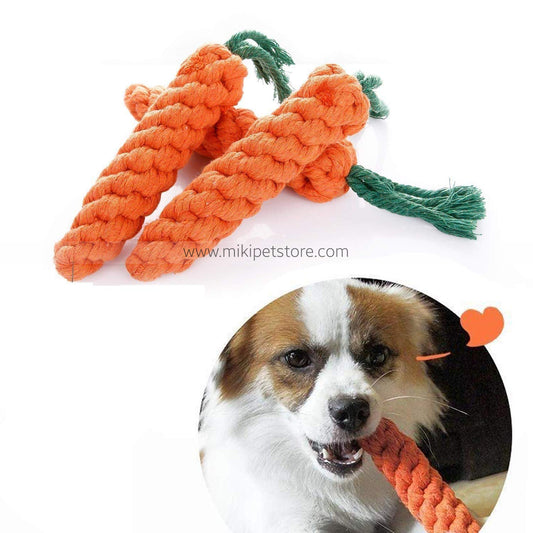 Cotton Rope Chew Toy for Dogs – Interactive Teeth Cleaning Toy for Puppies & Medium Breeds