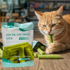 Fish Oil Cat Grass Stick 30gm