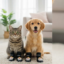 4 Sets Cartoon Patterned Shoes for Small & Medium Cats & Dogs