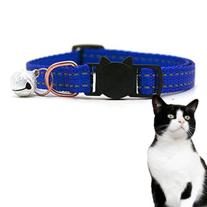 Breakaway Cat Collar with Bell for Kittens Small Dogs