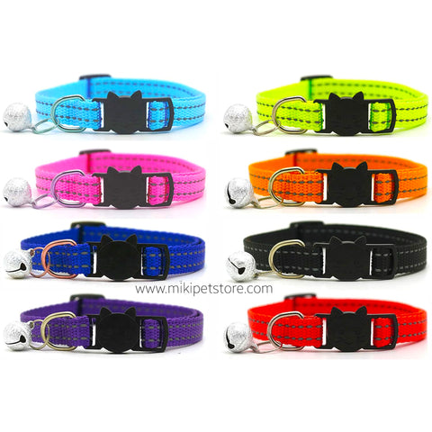 Breakaway Cat Collar with Bell for Kittens Small Dogs