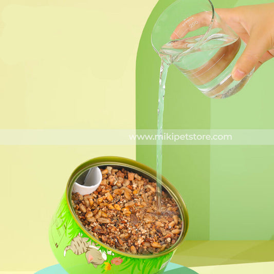Organic Cat Grass Growing Kit – Canned Seeds & Soil for Hairball Control & Digestion