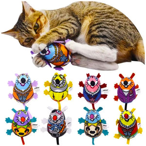 Catnip Mouse Buddy – Cute Plush Toy for Cats with Teeth Grinding Fun