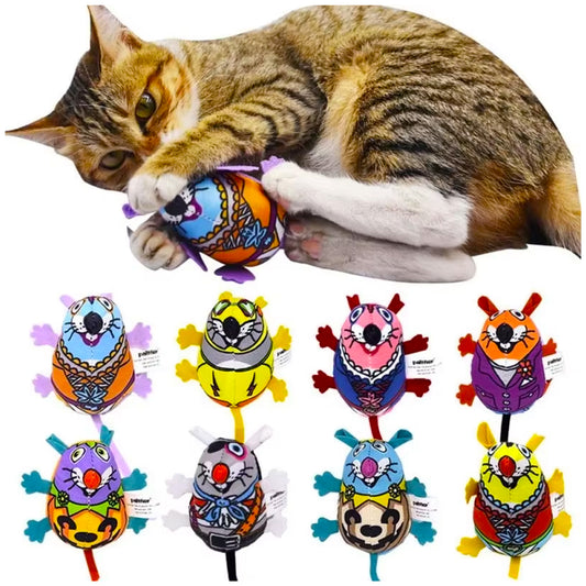 Catnip Mouse Buddy – Cute Plush Toy for Cats with Teeth Grinding Fun catnip toy