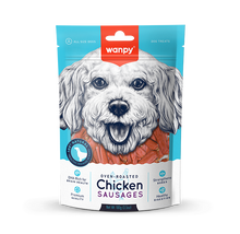 Wanpy Oven Roasted Dog Treat Chicken Sausages 100gm