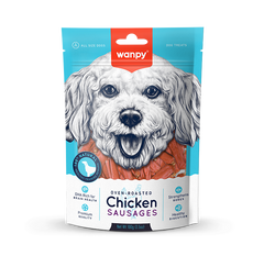 Wanpy Oven Roasted Dog Treat Chicken Sausages 100gm