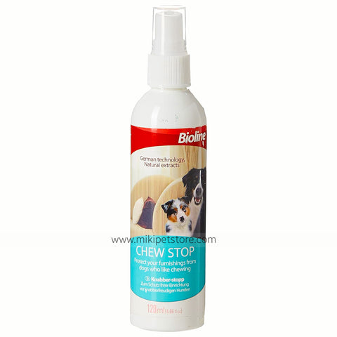 Pet Chew and Scratch Stop Spray 120ml for Dogs and Cats