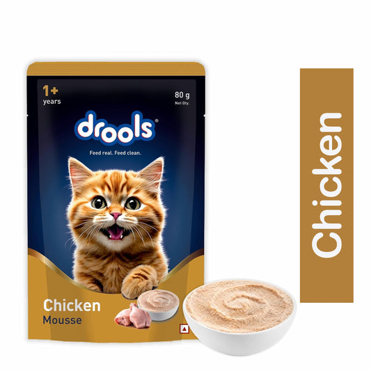 Drools Adult Cat Pouch Chicken Mousse Flavor 80g