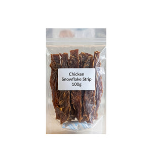 Vet Coach Chicken Snowflake Strip Dog & Cat Treats 100g