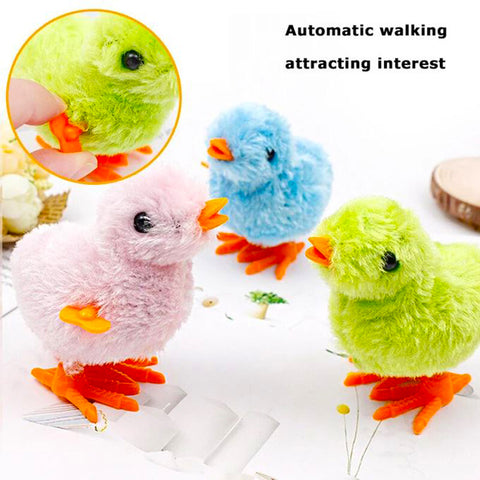 automatic walking attracting cat  chicken toy 