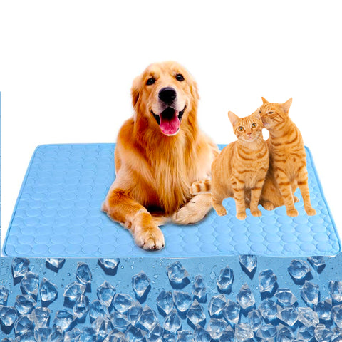 Pet Summer Cooling Mat Washable Breathable Cooling Bed