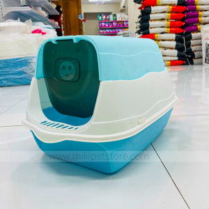 Plastic Cat Litter Box with Cover 48 cm