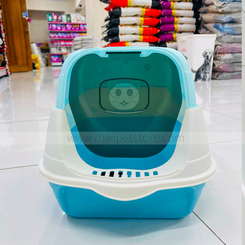 Plastic Cat Litter Box with Cover 48 cm