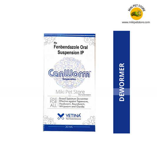 Vetina Canworm Deworming Suspension (30ml)
